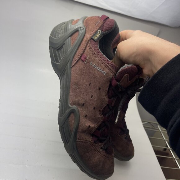 Lowa Women's Elba GTX Low Hiking Shoes - Red Size 8 US (39.5 EU) - Picture 9 of 13
